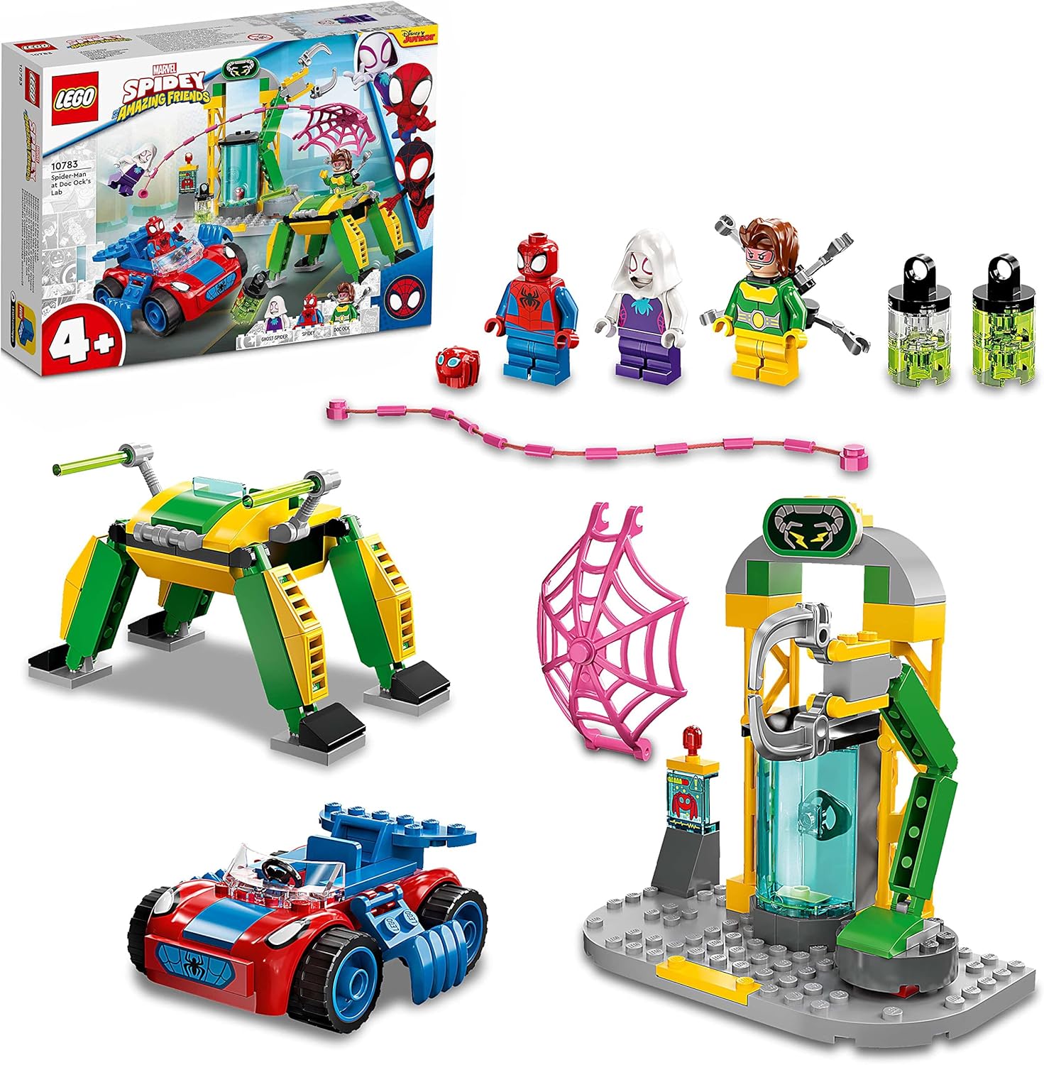 Lego 10783 Spider-Man At Doc Ock'S Lab V29, Ages 4+