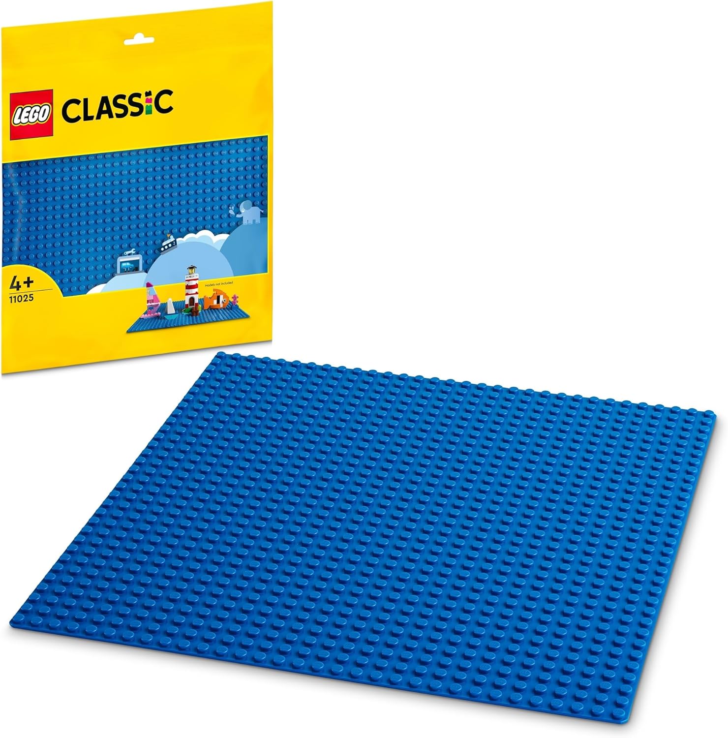Lego 11025 Blue Baseplate, Ages 4+