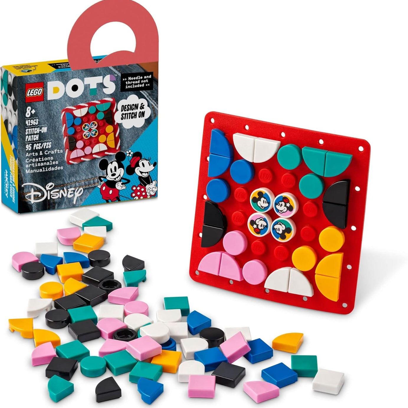 Lego 41963 Mickey Mouse & Minnie Mouse Stitch- Patch V29, Ages 8+