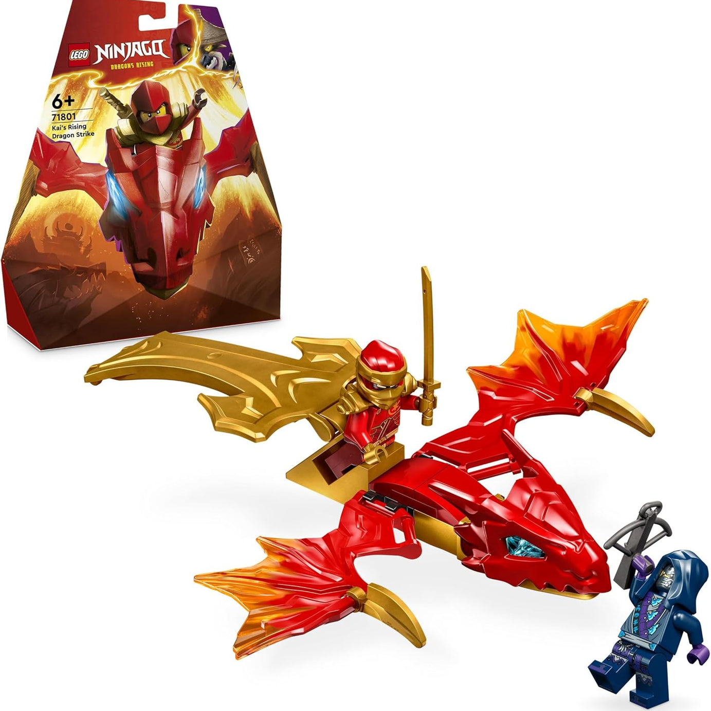 Lego 71801 Kai'S Rising Dragon Strike V29, Ages 6+