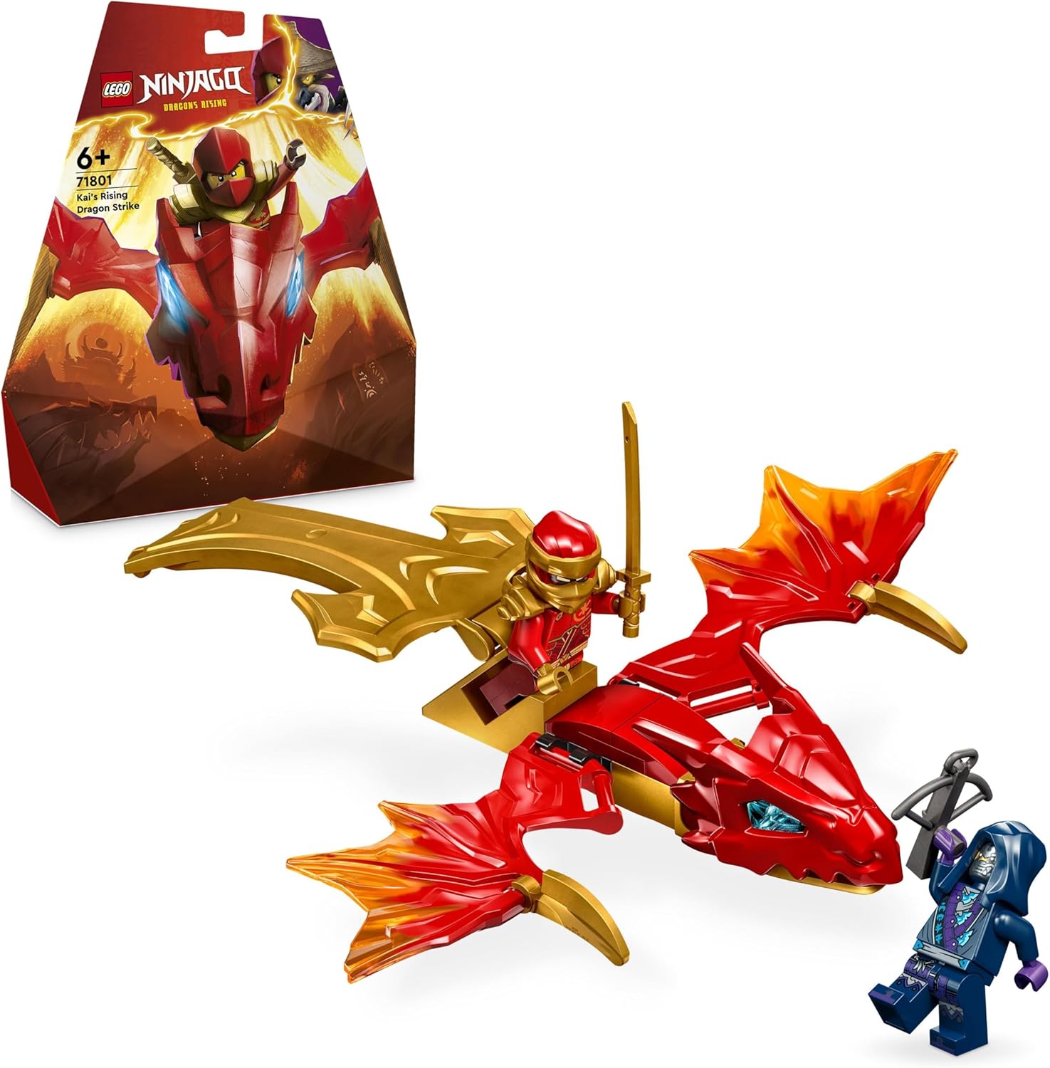 Lego 71801 Kai'S Rising Dragon Strike V29, Ages 6+