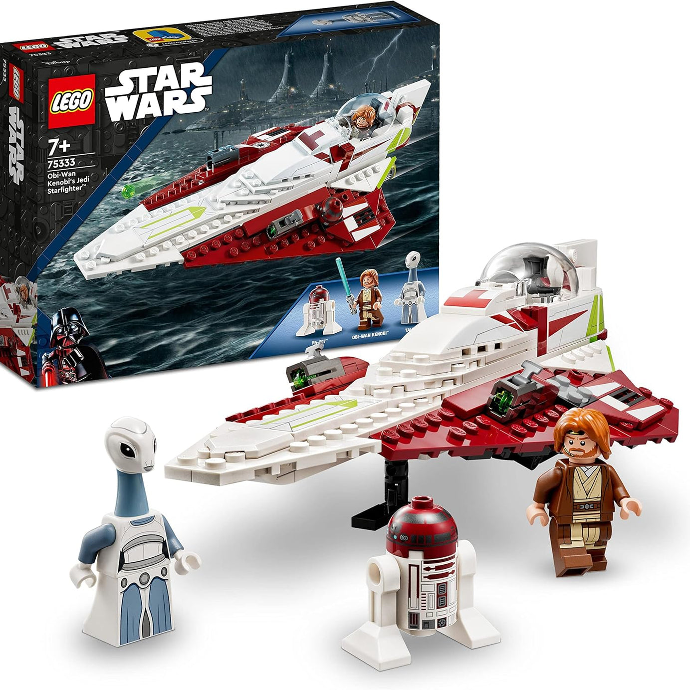 Lego 75333 Obi-Wan Kenobi’S Jedi Starfighter™, Ages 7+