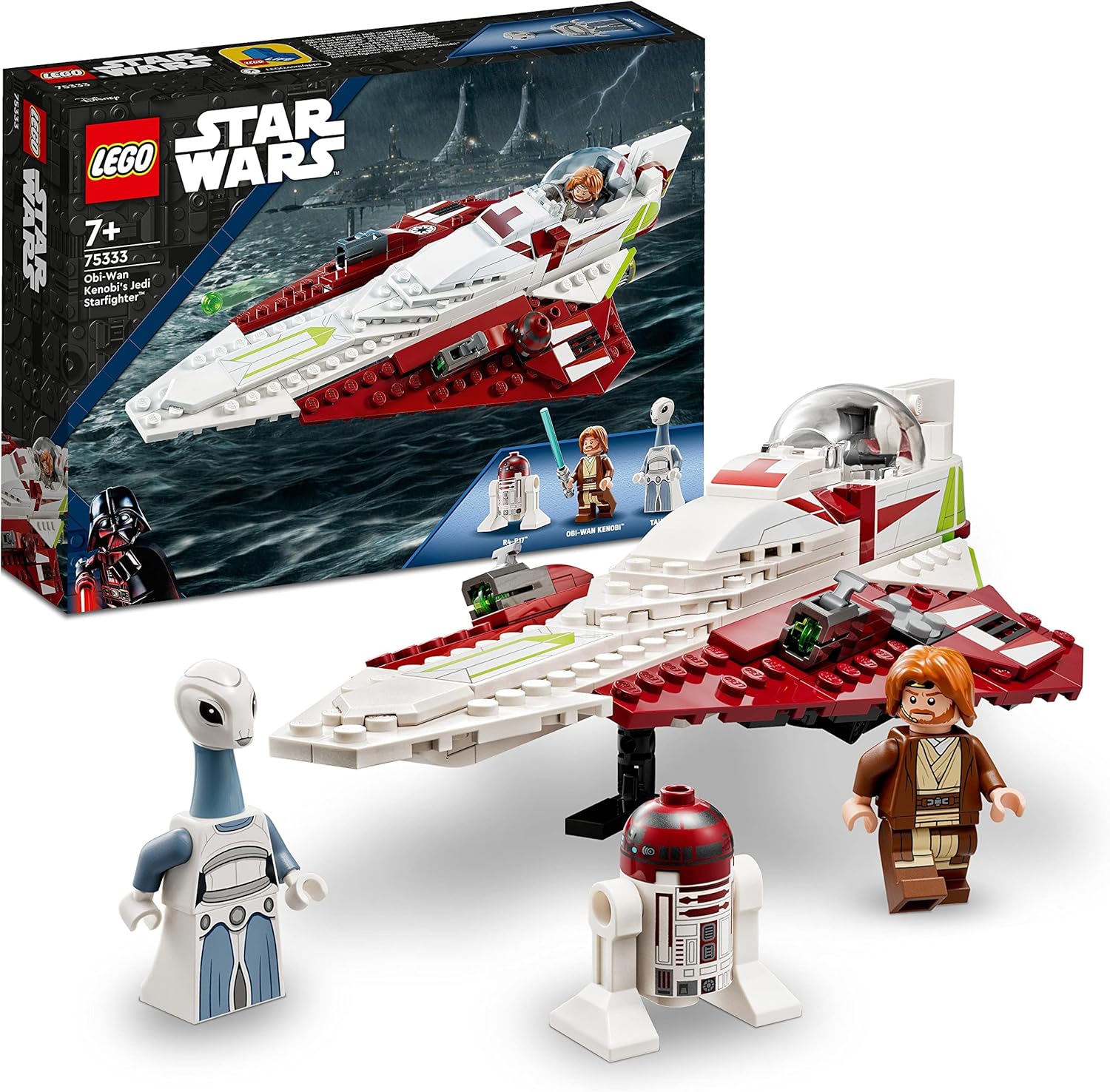 Lego 75333 Obi-Wan Kenobi’S Jedi Starfighter™, Ages 7+
