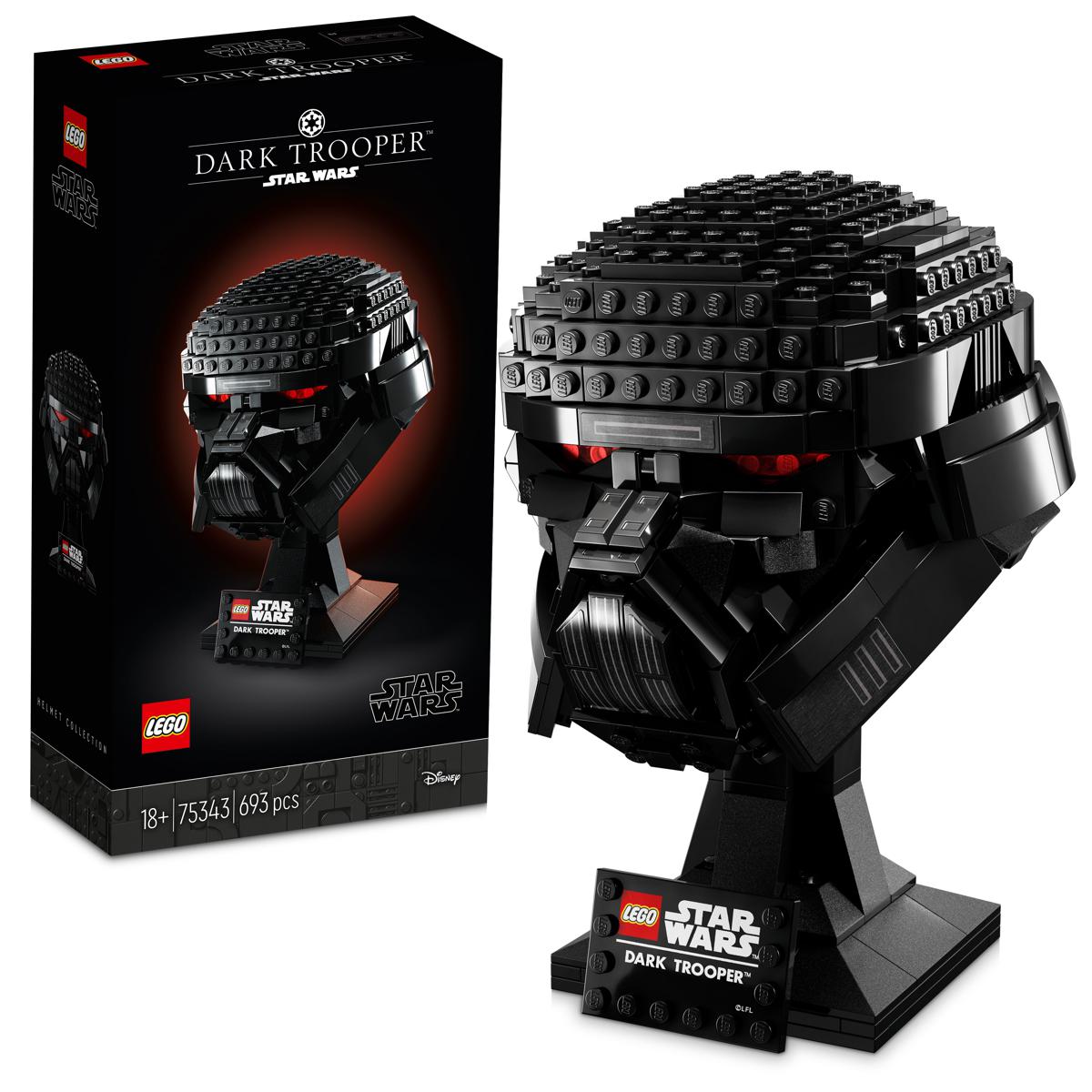 Lego 75343 Dark Trooper Helmet V29, Ages 18+