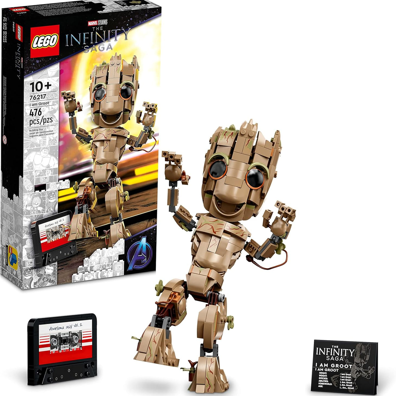 Lego 76217 I Am Groot 2022, Ages 10+