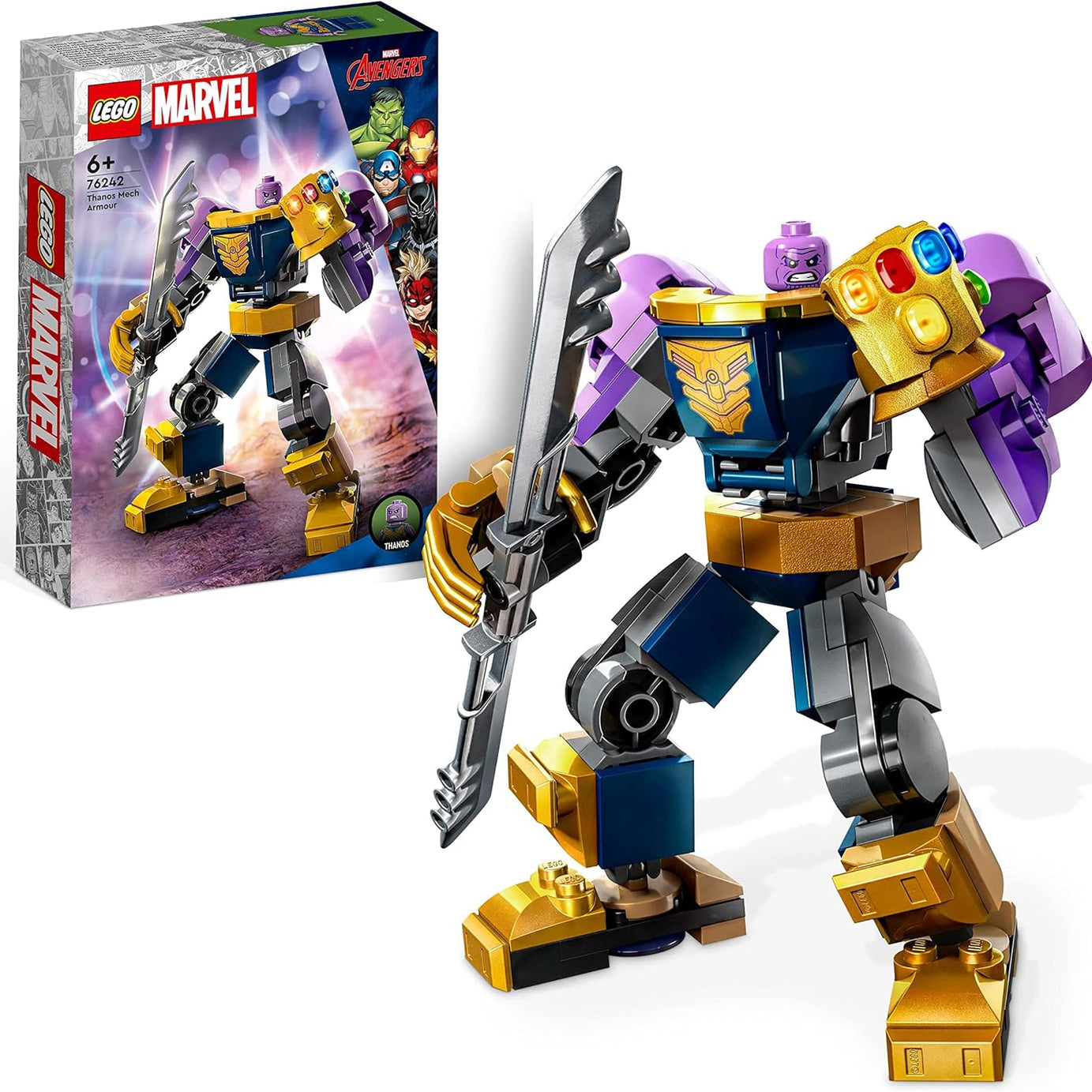 Lego 76242 Marvel Thanos Mech Armor, Ages 6+