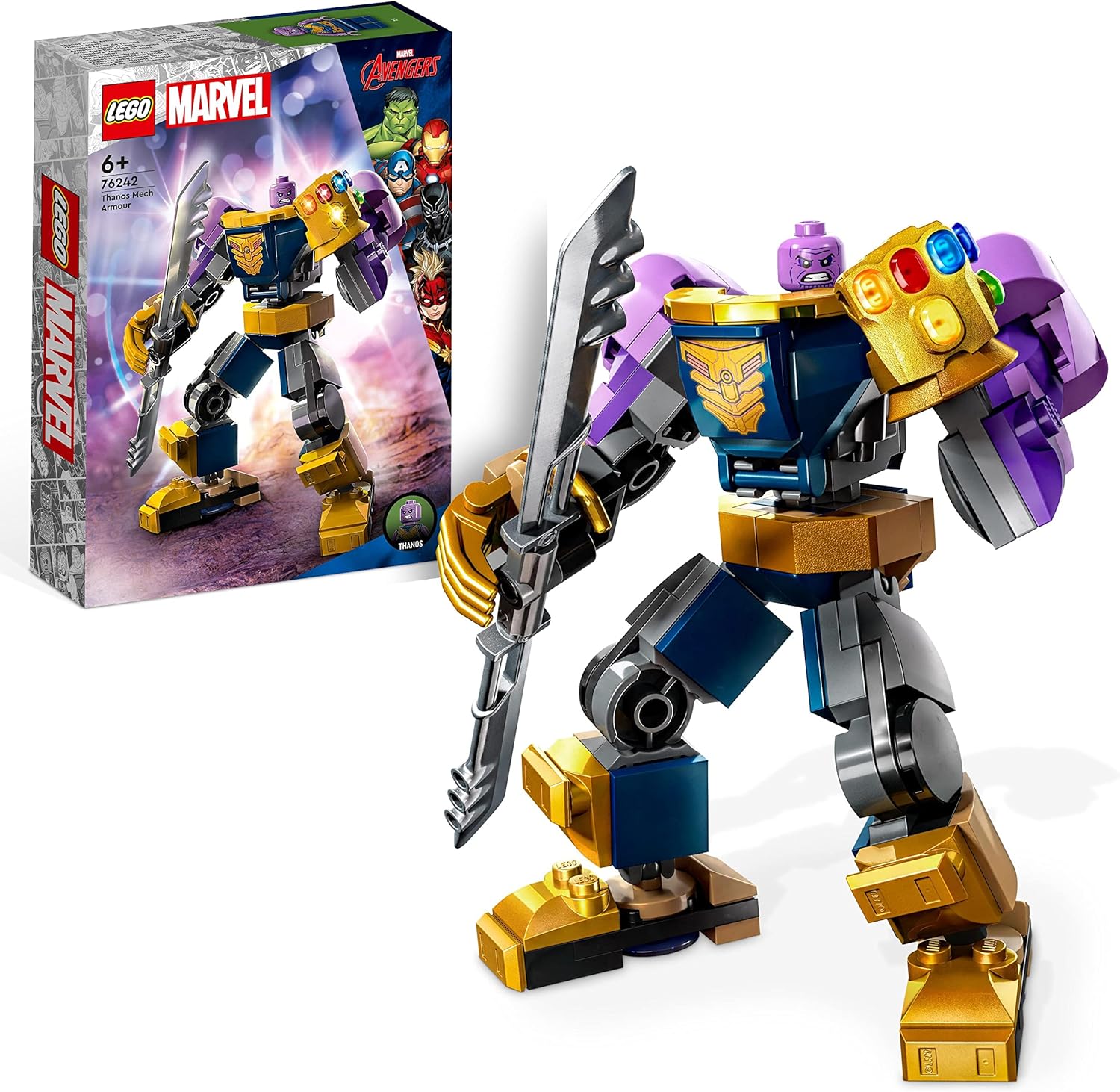 Lego 76242 Marvel Thanos Mech Armor, Ages 6+