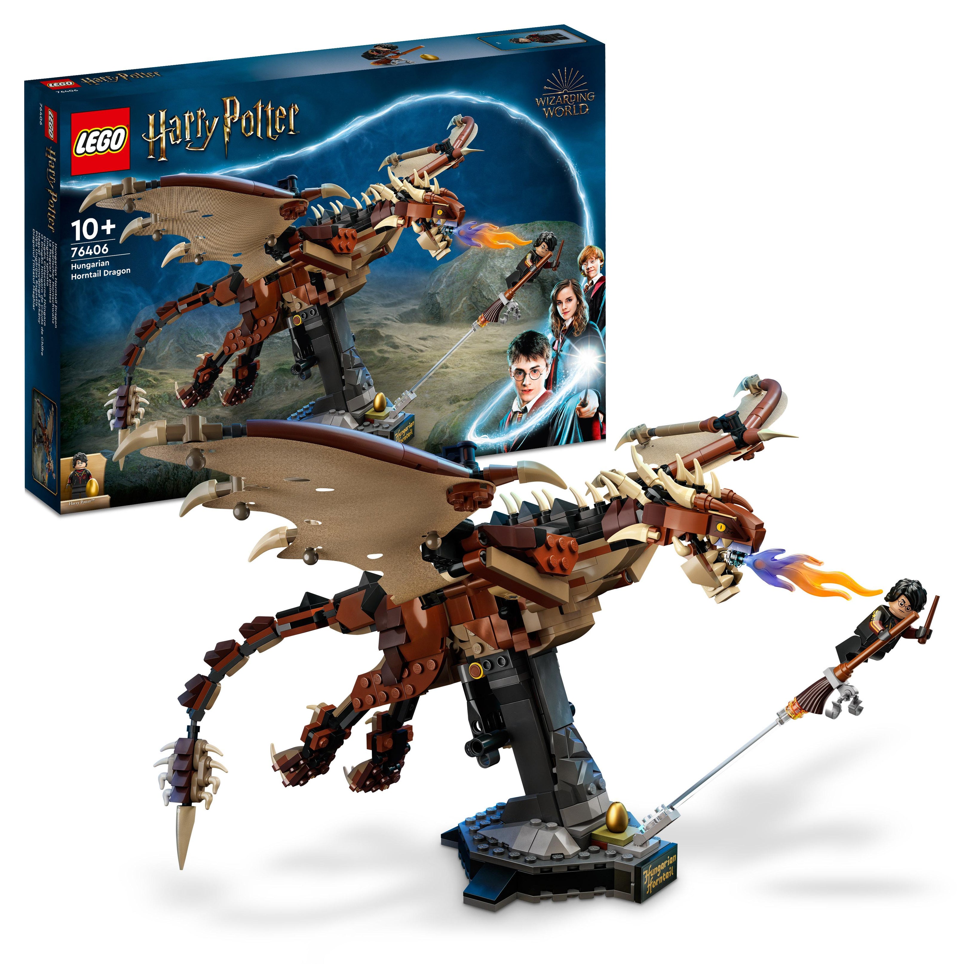 Lego 76406 Hungarian Horntail Dragon, Ages 10+