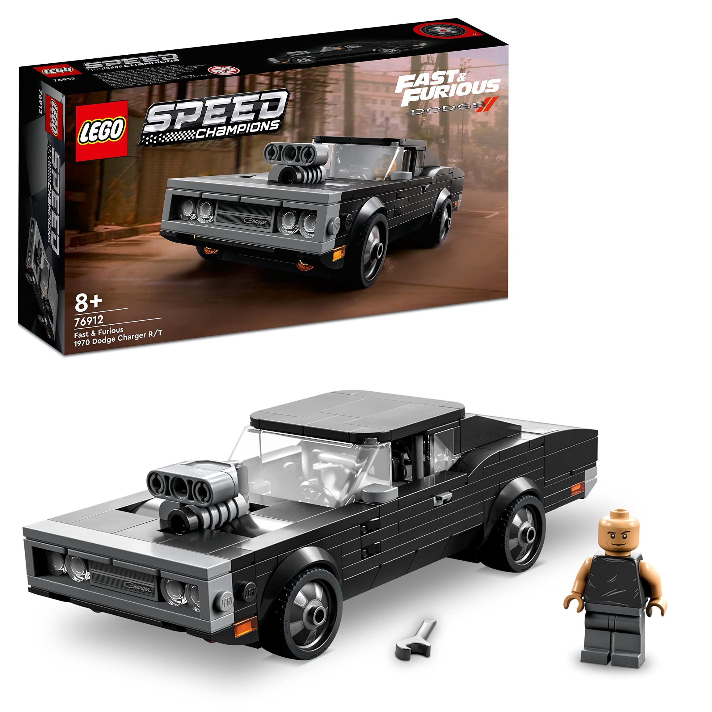 Lego 76912 Fast & Furious 1970 Dodge Charger R/T V29, Ages 8+