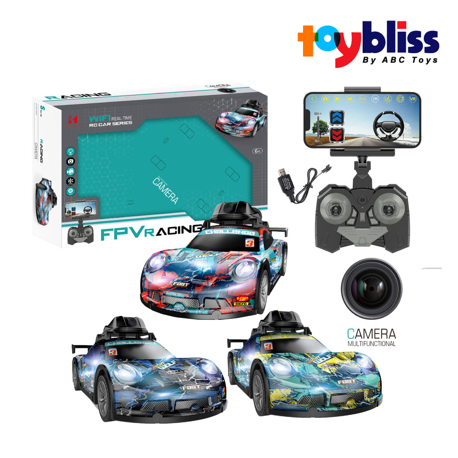 Toybliss FPV WiFi Camera RC Car with Sounds (LH-C076), Ages 6+
