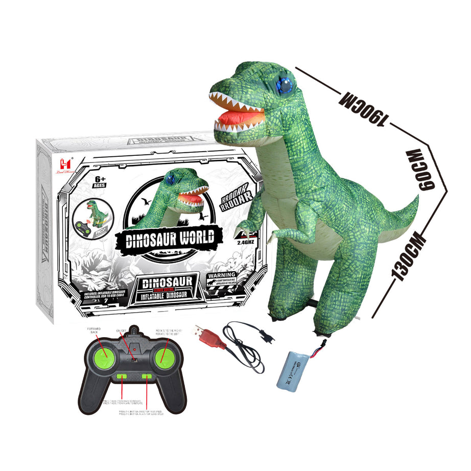 Toybliss Inflatable RC Dinosaur with Sounds (LH-DO18), Ages 6+
