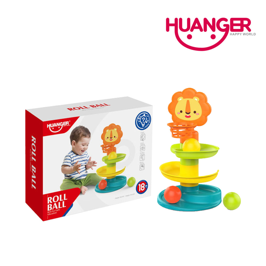 Huanger HE8066 Kids Development Roll Ball, Ages 18m+ (Damage Box)