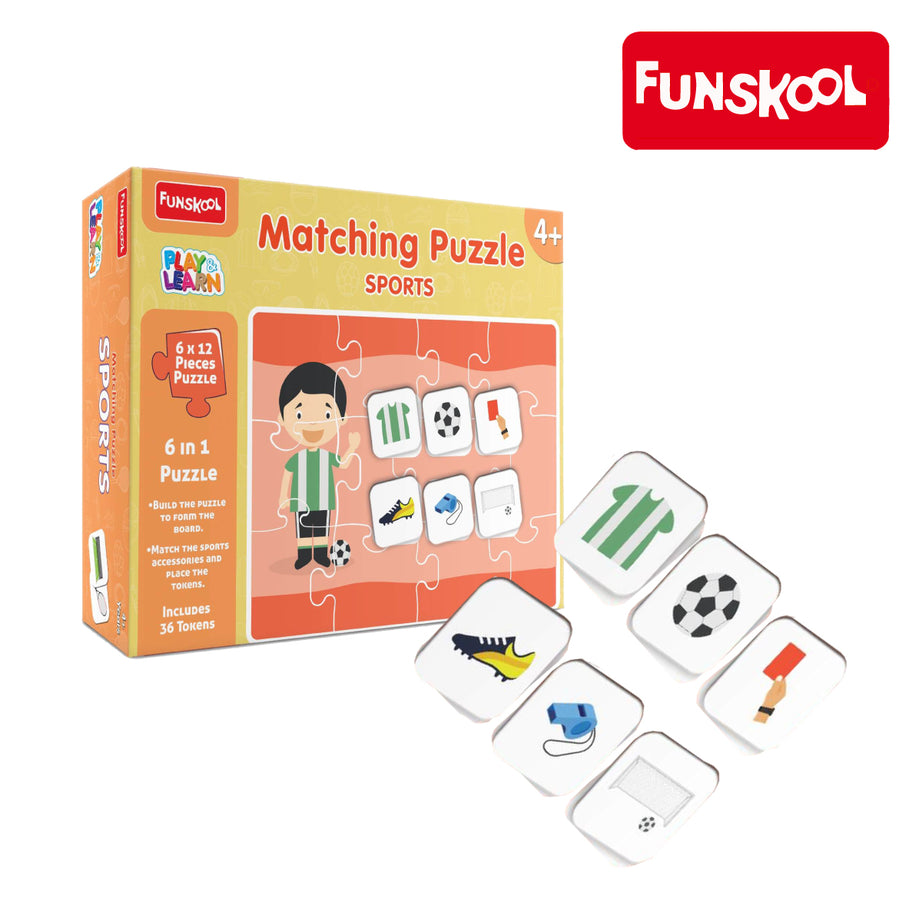 Funskool Matching Puzzle – Sports, Ages 4+