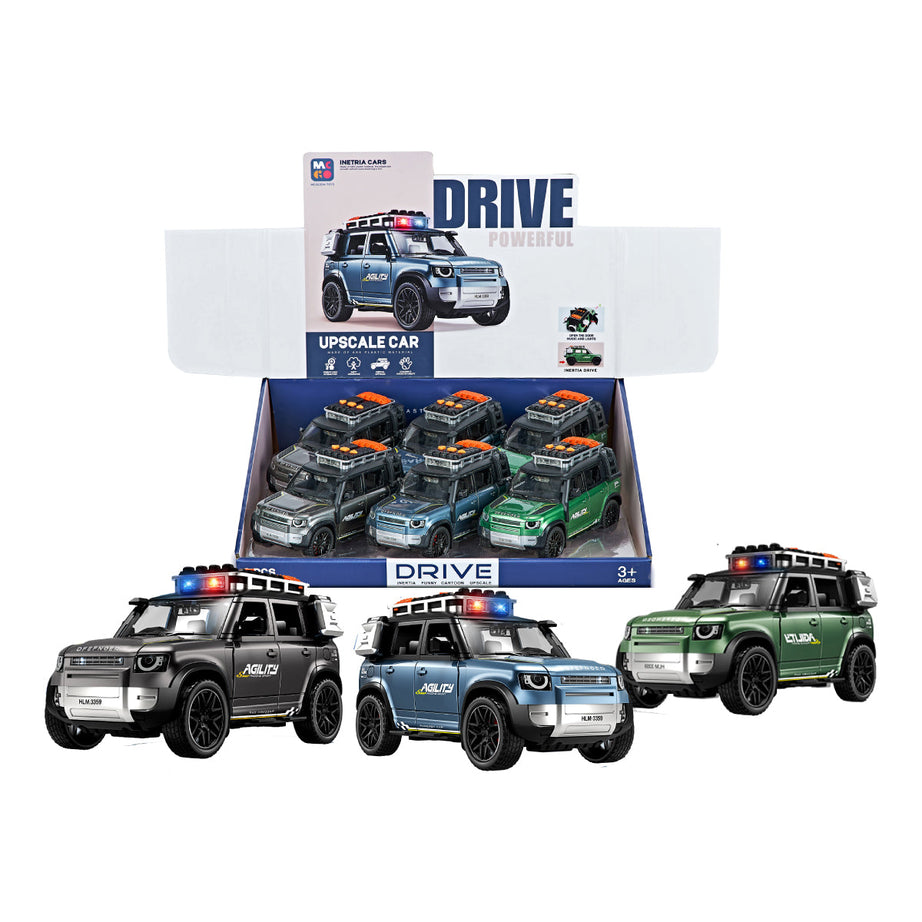 Toybliss MCGODIA Defender Friction Car (D700-07), Ages 3+
