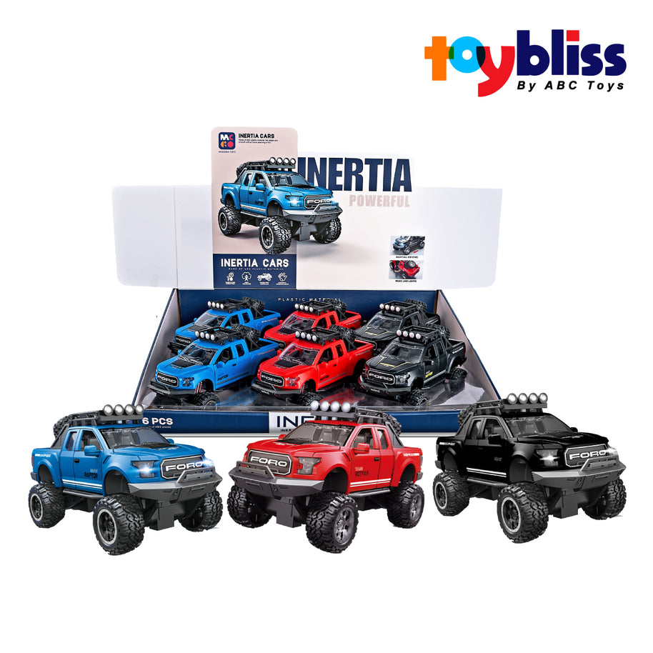 Toybliss MCGODIA Die-Cast Ford Friction Car (D700-01), Ages 6+