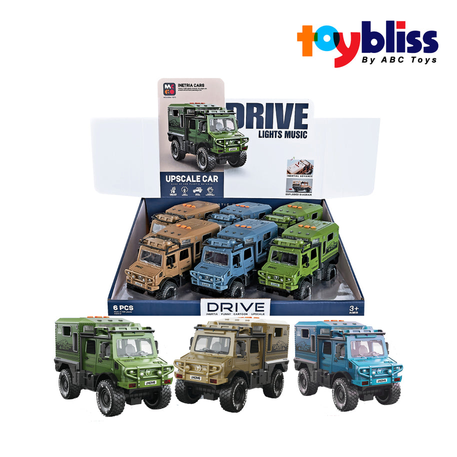 Toybliss MCGODIA Uniomg Friction Car (D700-02), Ages 6+