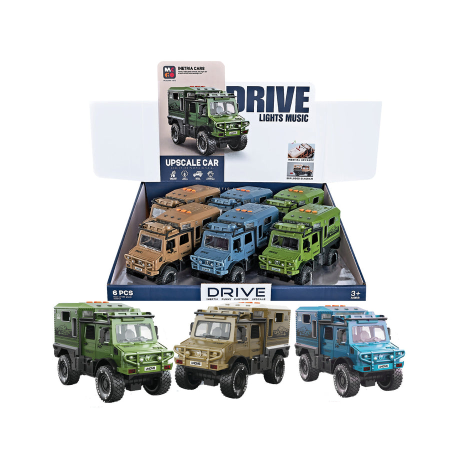 Toybliss MCGODIA Uniomg Friction Car (D700-02), Ages 6+
