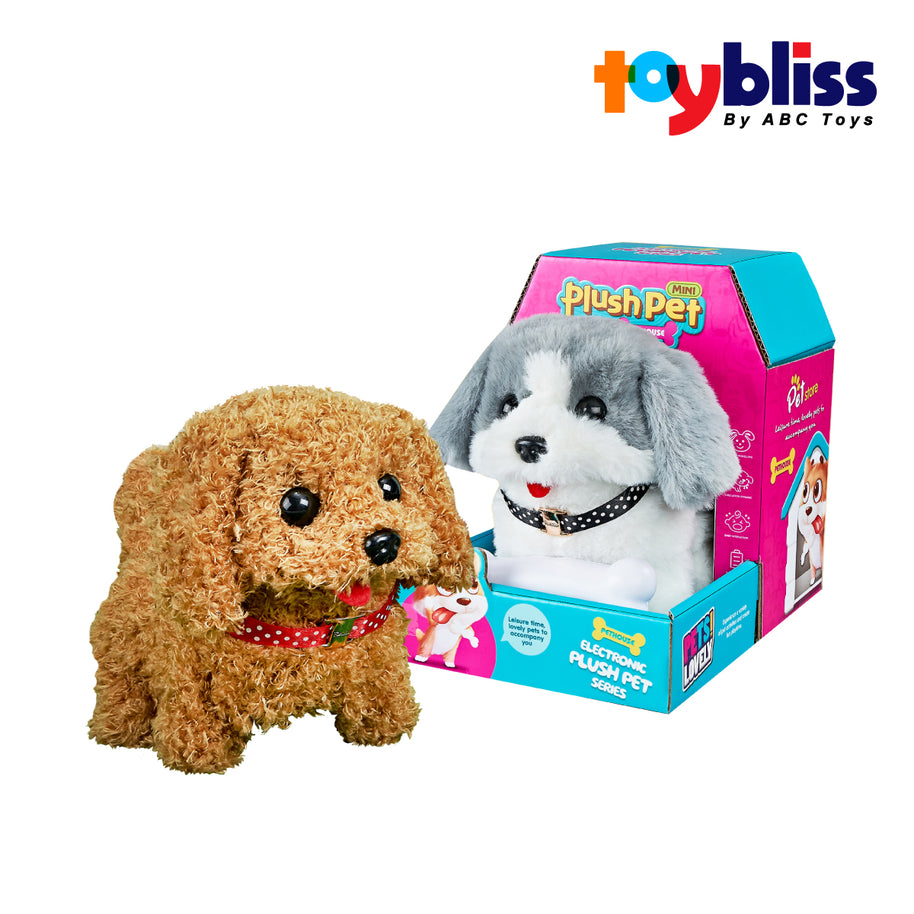 Toybliss MINI PETHOUSE Plush Pet (MC-1008), Ages 3+