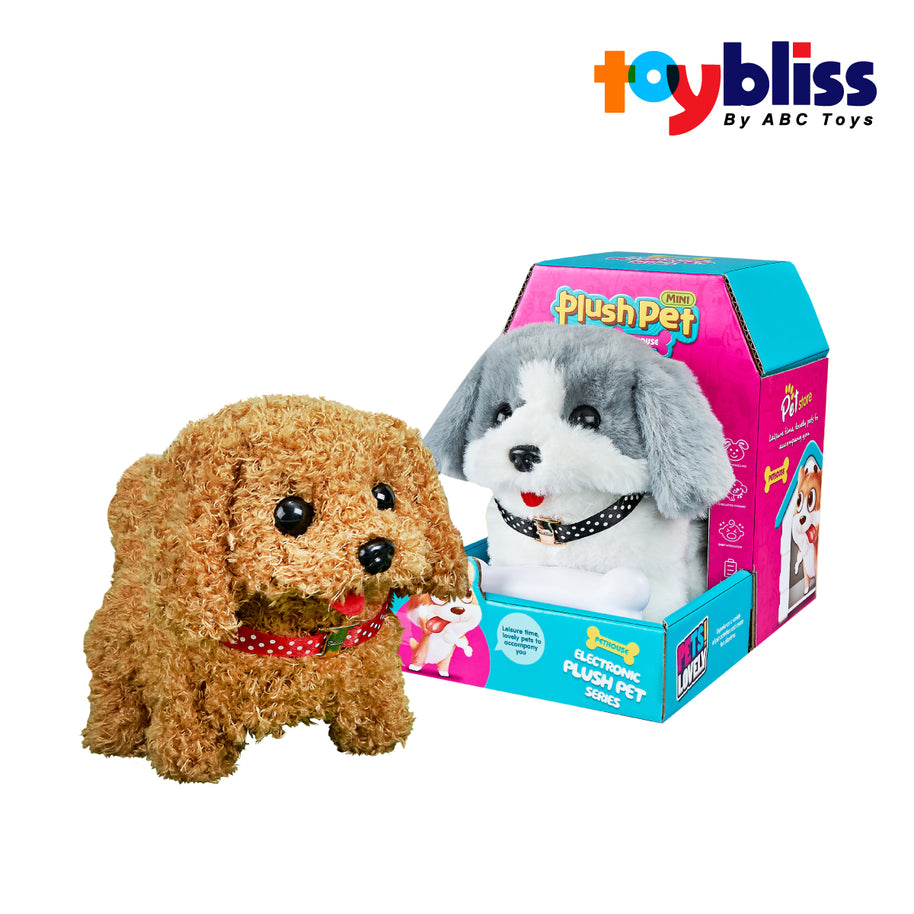 Toybliss MINI PETHOUSE Plush Pet (MC-1008), Ages 3+