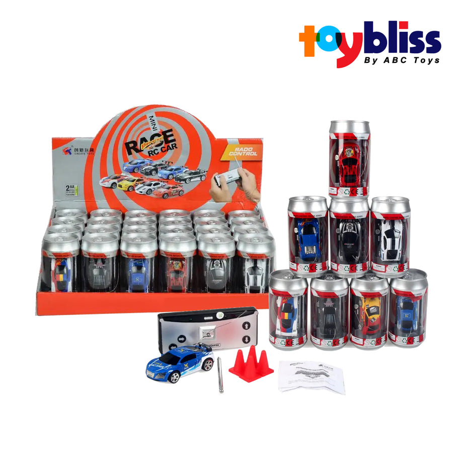 Toybliss MINI RACE Can RC Car with Sounds (2010B), Ages 3+