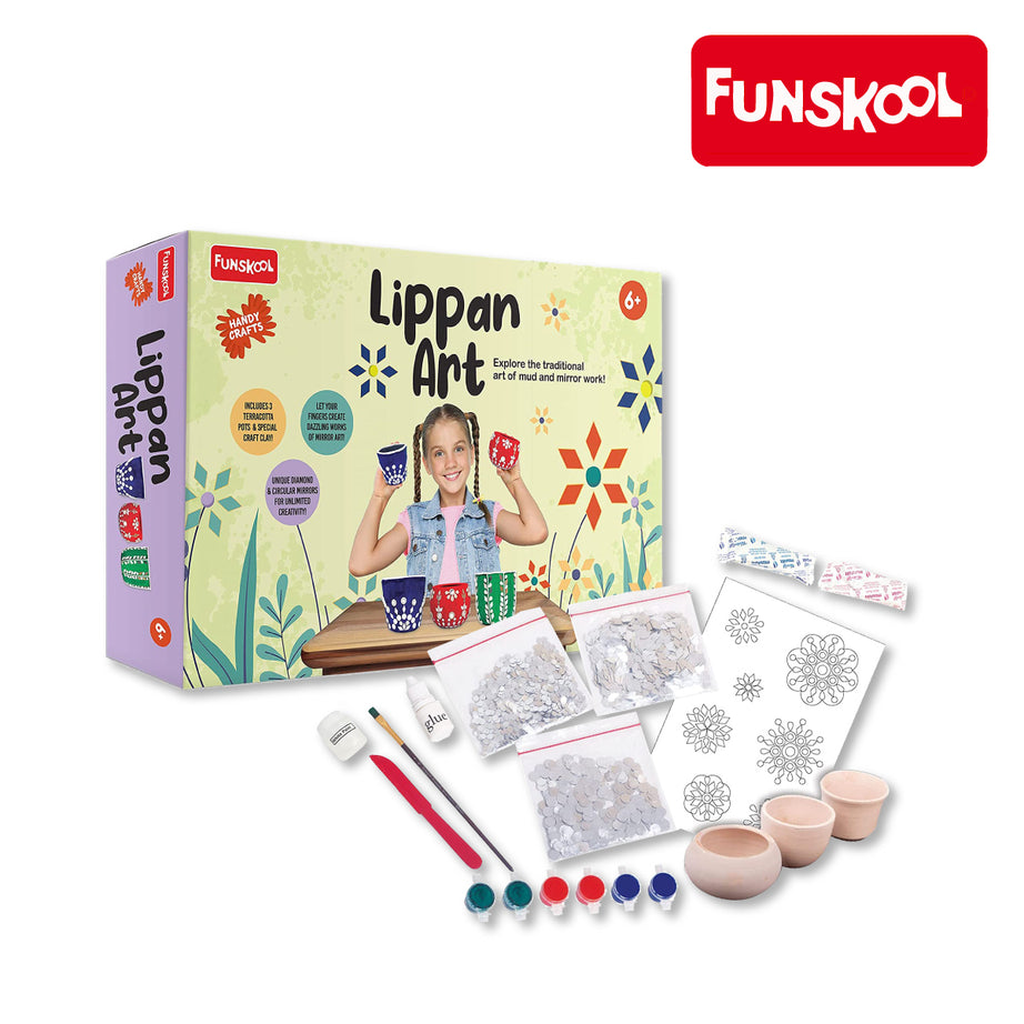 Funskool Mirror & Lippan Art, Ages 6+