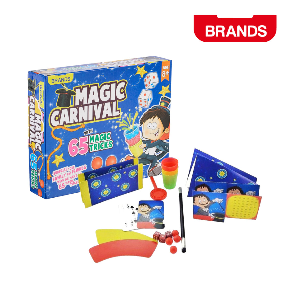 Brands Magic Carnival with 65 Magic Tricks, Ages 6+