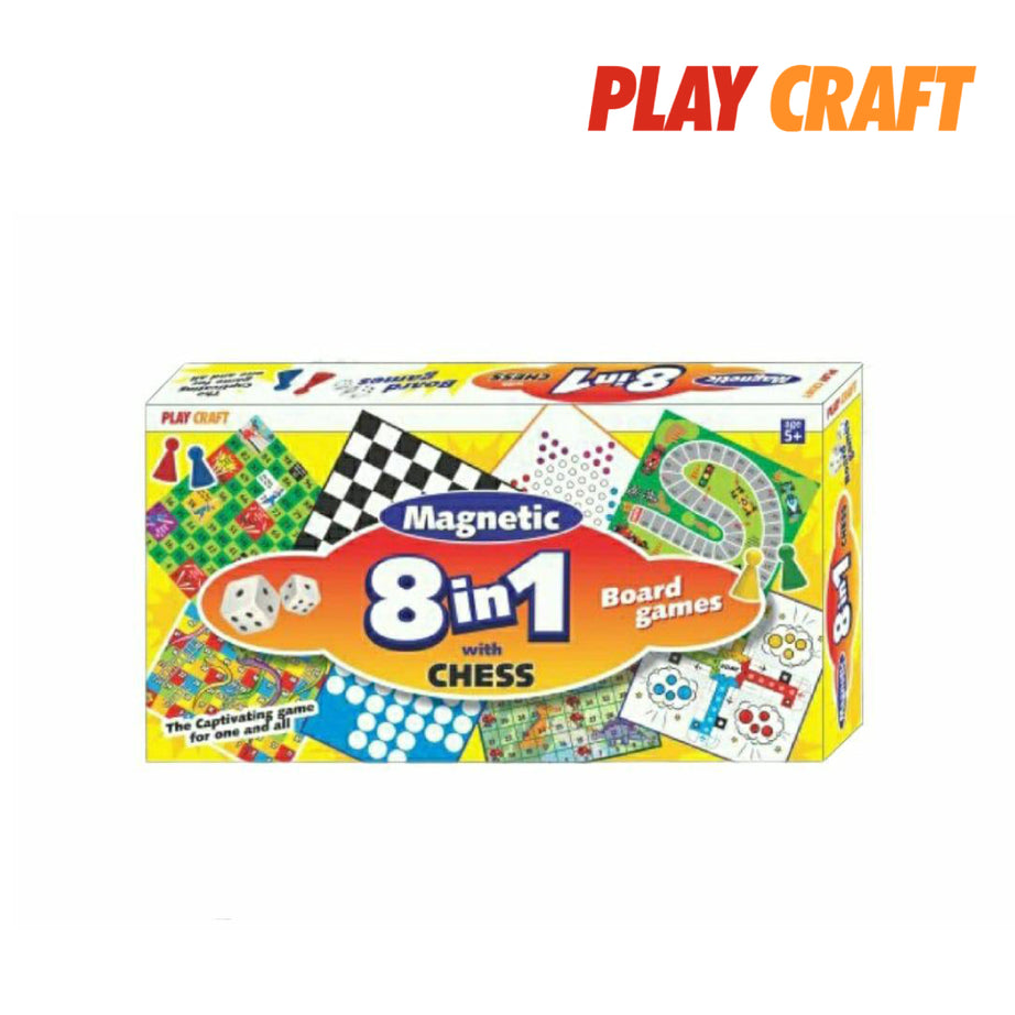 Play Craft Magnetic 8 in 1 With Chess, Ages 5+
