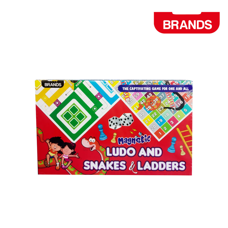 Brands Magnetic Ludo with Snakes & Ladders, Ages 6+