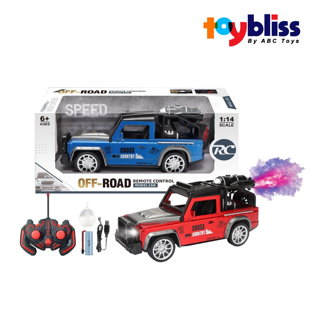Toybliss OFF-ROAD 1:14 Remote Control Land Rover Defender Car (LM258-167), Age 3+