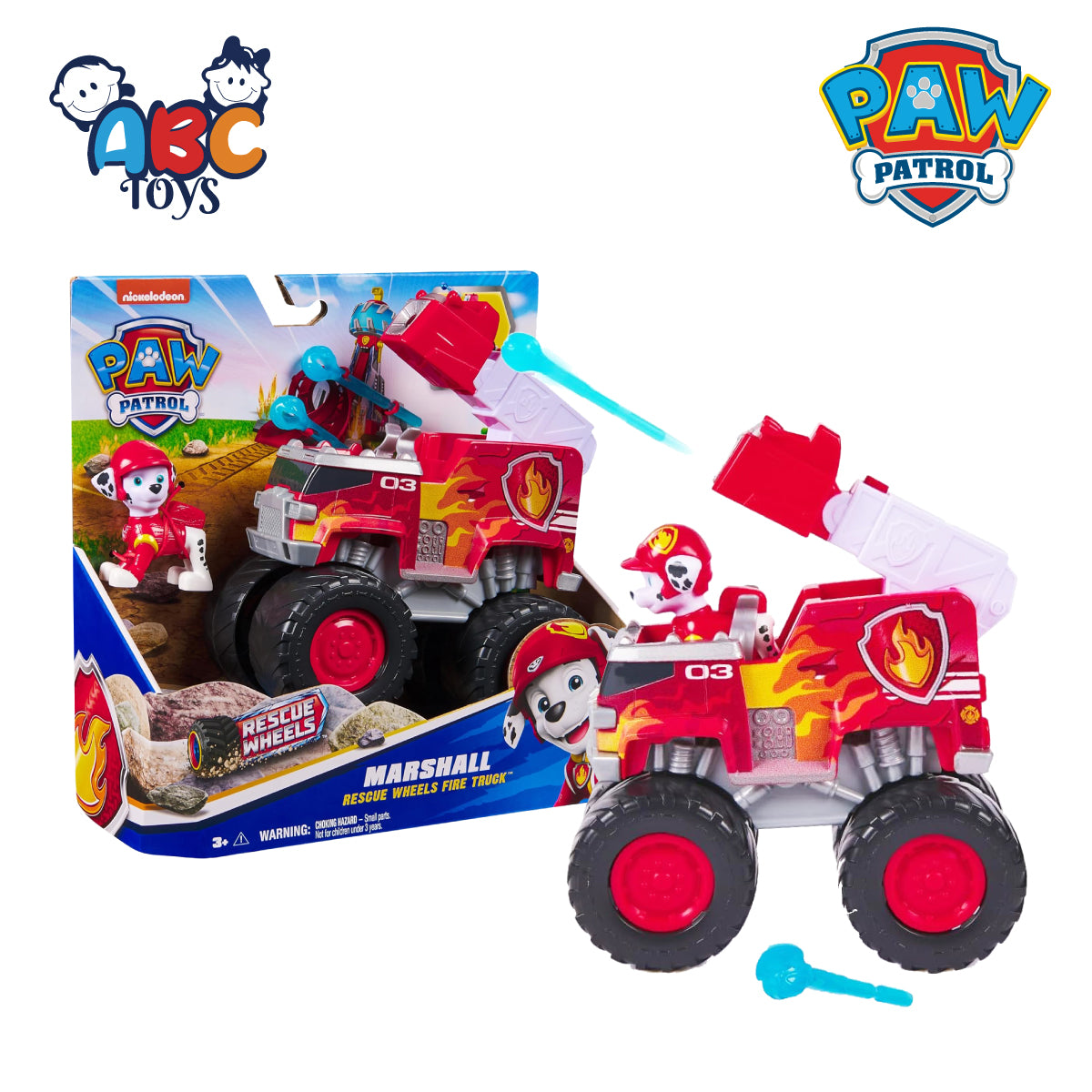 Paw Patrol 6069306 Spin Master Res-Wheels Marshall, Age 3+