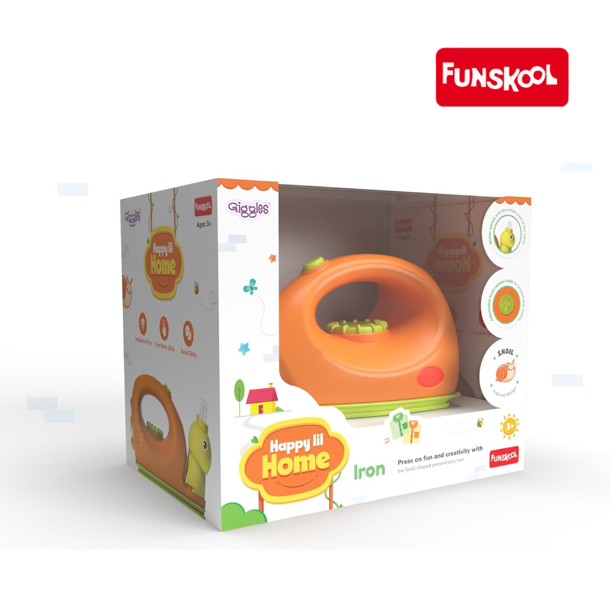 Funskool 9960200 Happy Lil Home Iron, Ages 3+ (Damaged Box)