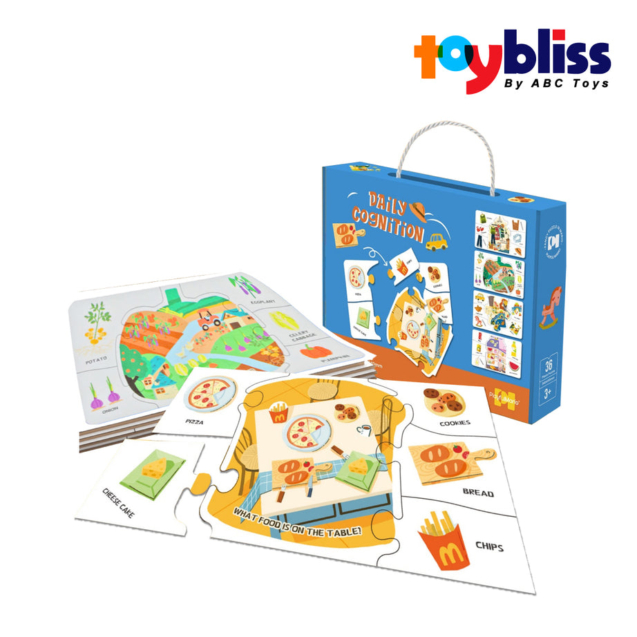 Toybliss PlayfulMario Daily Cog 36 pcs Puzzle (88918), Ages 3+