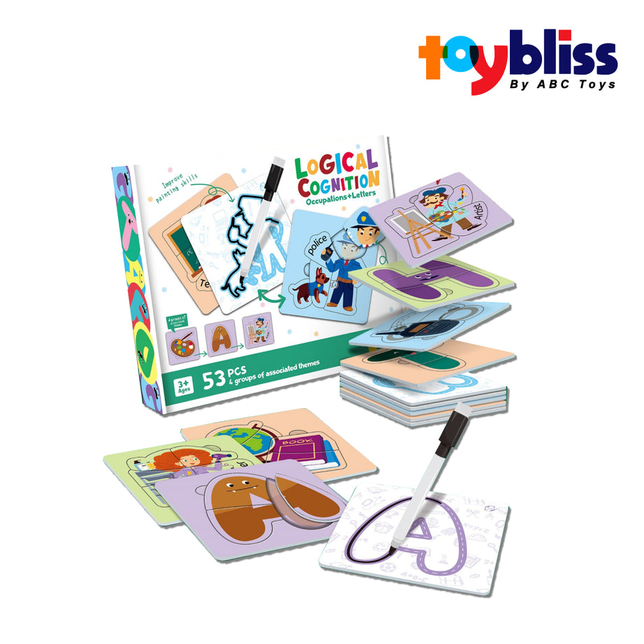 Toybliss PlayfulMario Occupations 53 Pcs Puzzle (88911), Ages 3+