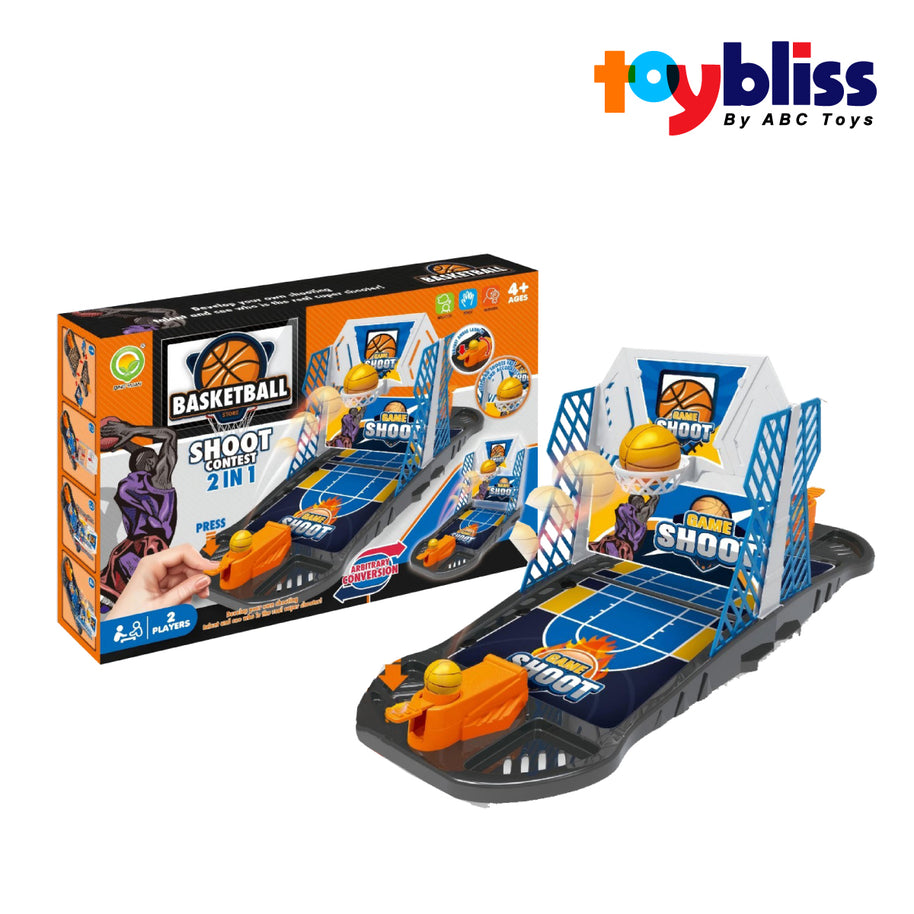 Toybliss QING YUAN 2 in1 Basketball Shoot Con (1201), Ages 4+