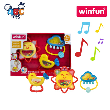Winfun 003031 Sky Shakers Rattle Gift Set (Damage Box)
