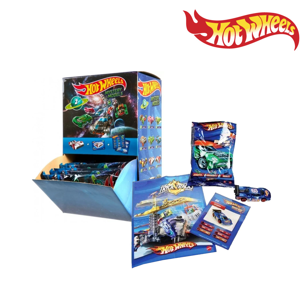 Hot Wheels R9105 1:64 World Race Vehicle, Blind Pack