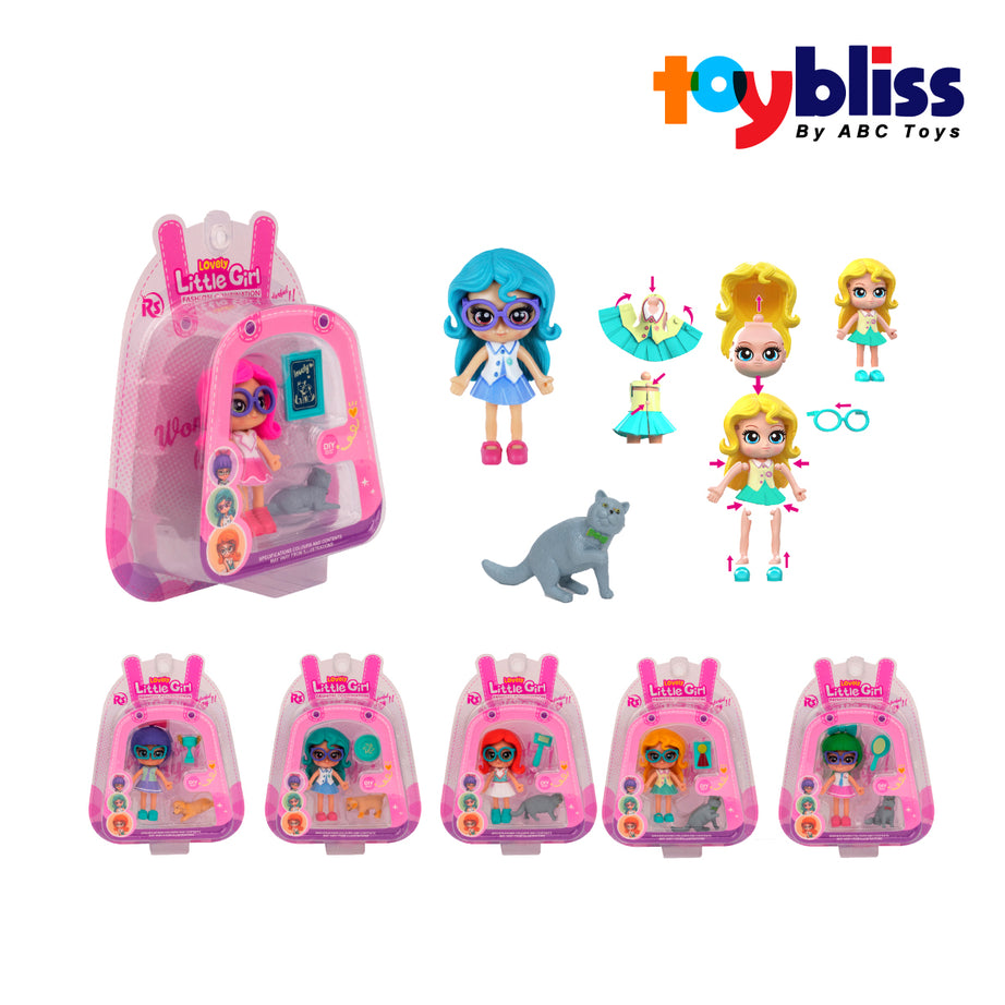 Toybliss RS Lovely Little Girl Doll Set (8910-E35), Ages 3+
