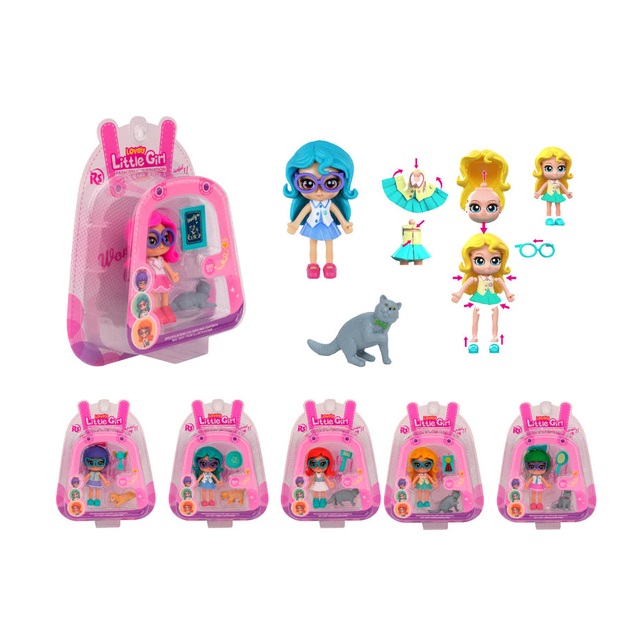 Toybliss RS Lovely Little Girl Doll Set (8910-E35), Ages 3+