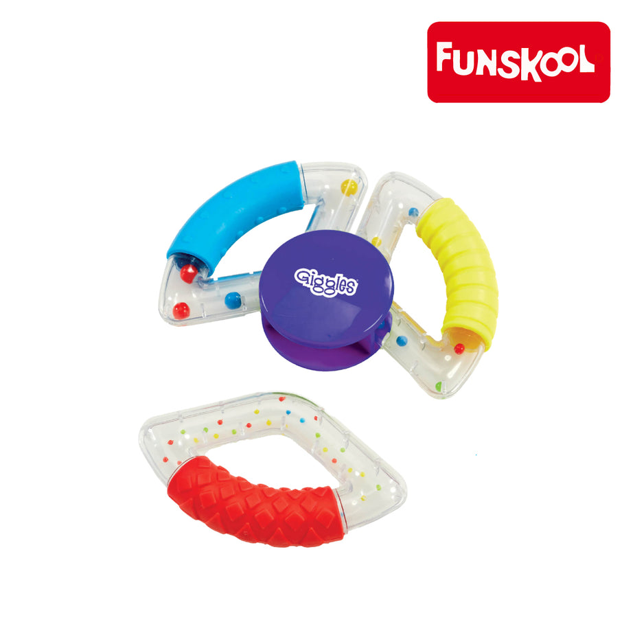 Funskool Giggles Sensory Rattle, Ages 6m+