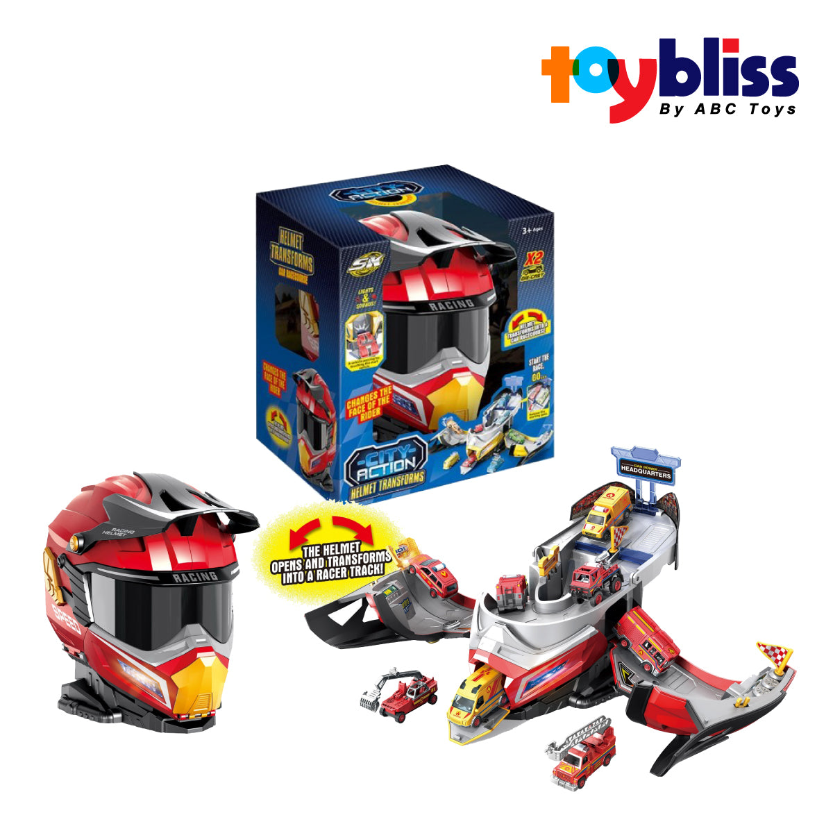 Toybliss SK SNAPKID Helmet Transforms (SK-637XB), Ages 3+