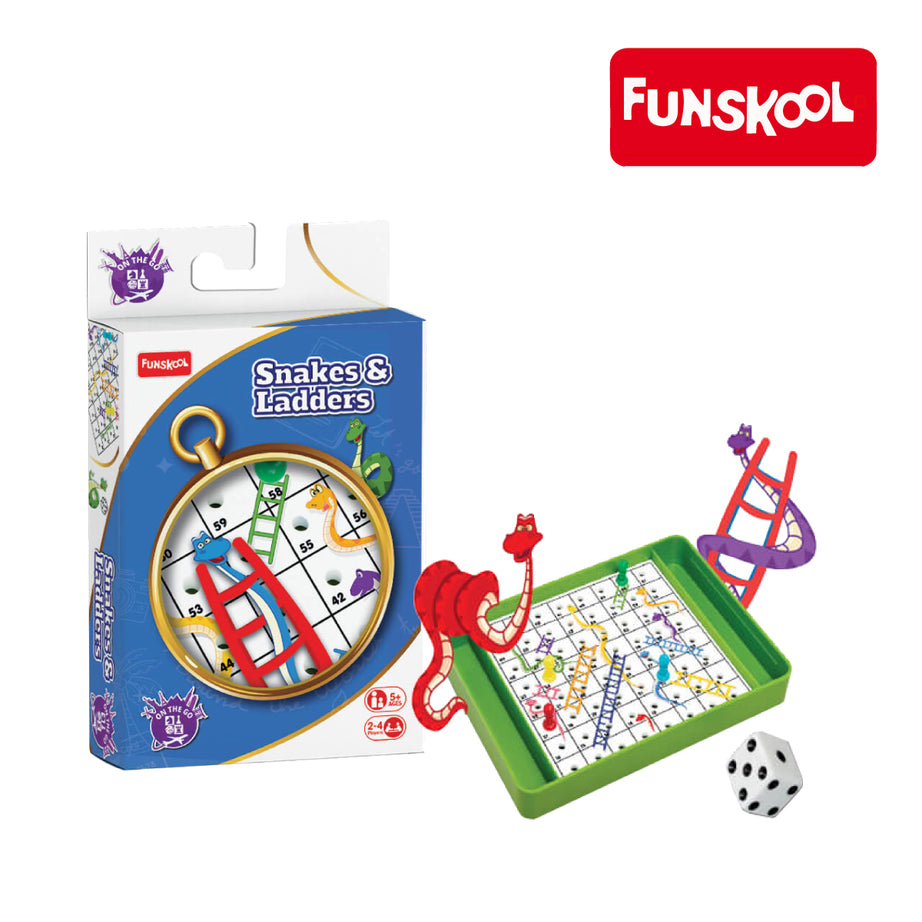 Funskool Travel Snakes & Ladders, Ages 5+