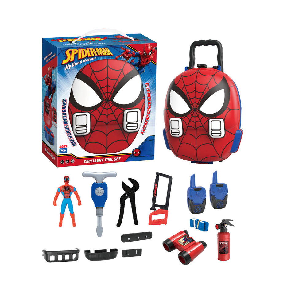 Toybliss Spiderman Trolley Case Tool Set (005), Ages 3+