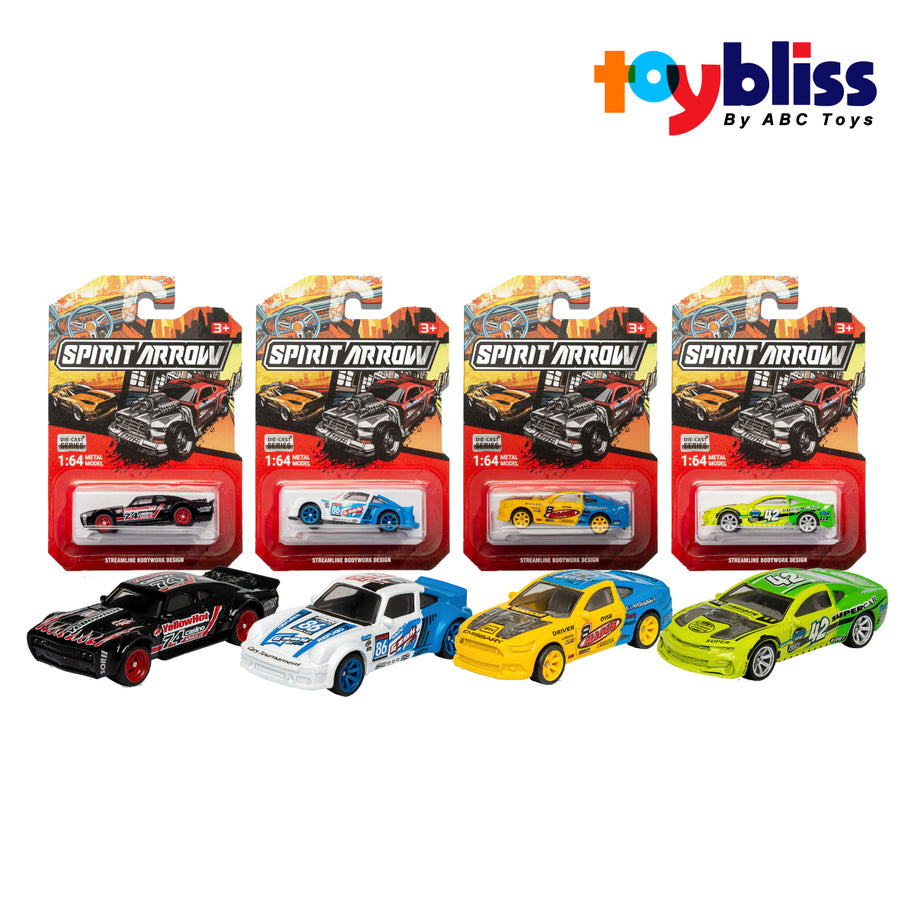 Toybliss SPIRIT ARROW 1:64 Die-Cast Car Series (002), Ages 3+