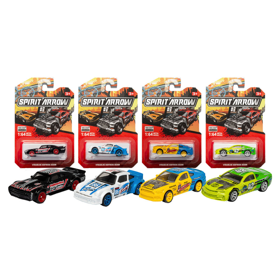 Toybliss SPIRIT ARROW 1:64 Die-Cast Car Series (002), Ages 3+