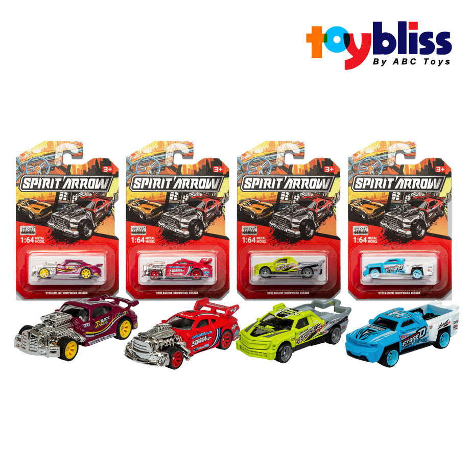 Toybliss SPIRIT ARROW 1:64 Die-Cast Car Series (006), Ages 3+