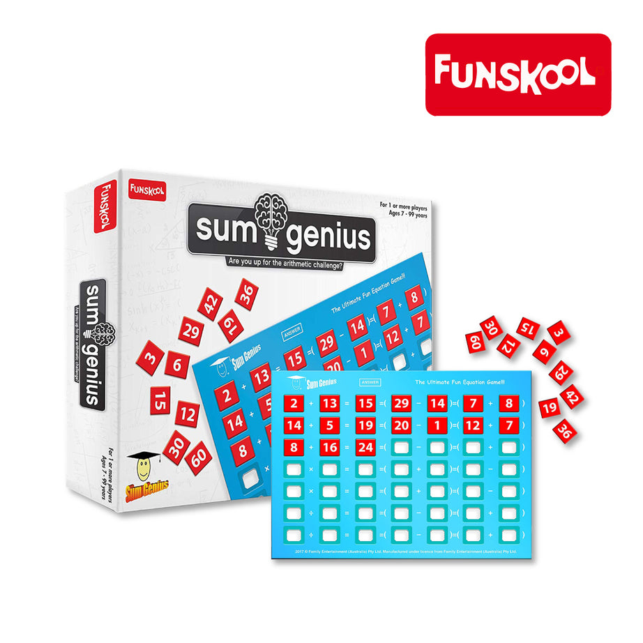 Funskool Sum Genius Board Game Ages 7 ABC TOYS funskool-sum-genius-board-game-ages-7-abc-toys
