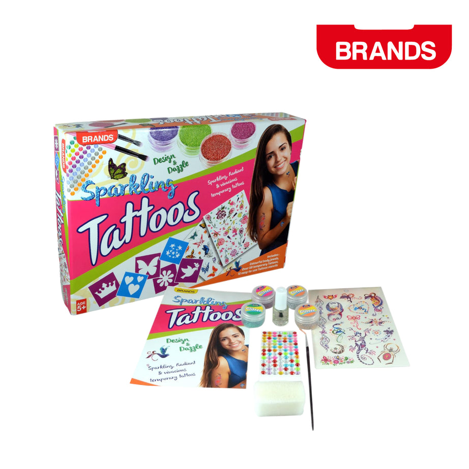 Brands Design & Dazzle Sparkling Tattoos, Ages 5+