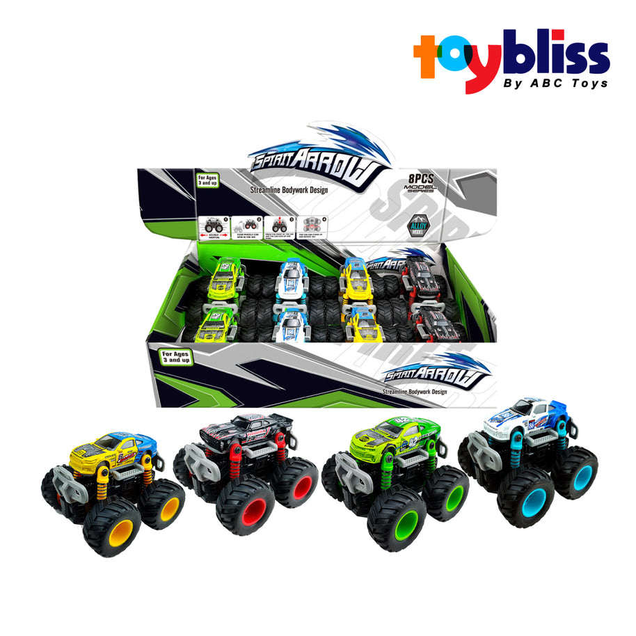 Toybliss SPIRIT ARROW Inertia Monster Cars (904), Ages 3+