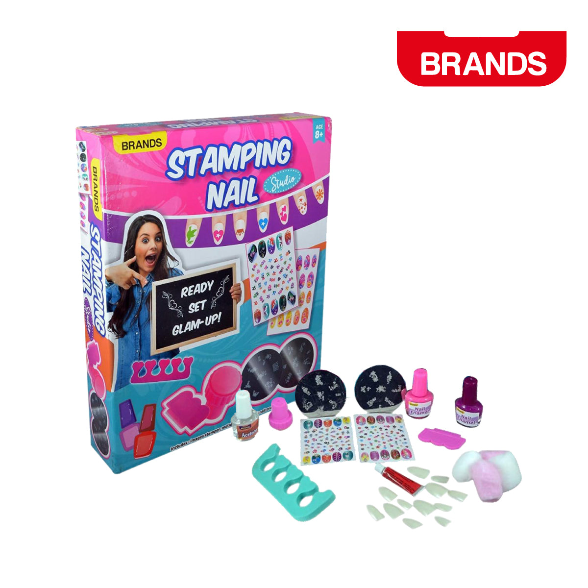 Brands Stamping Nail Art Studio, Ages 8+