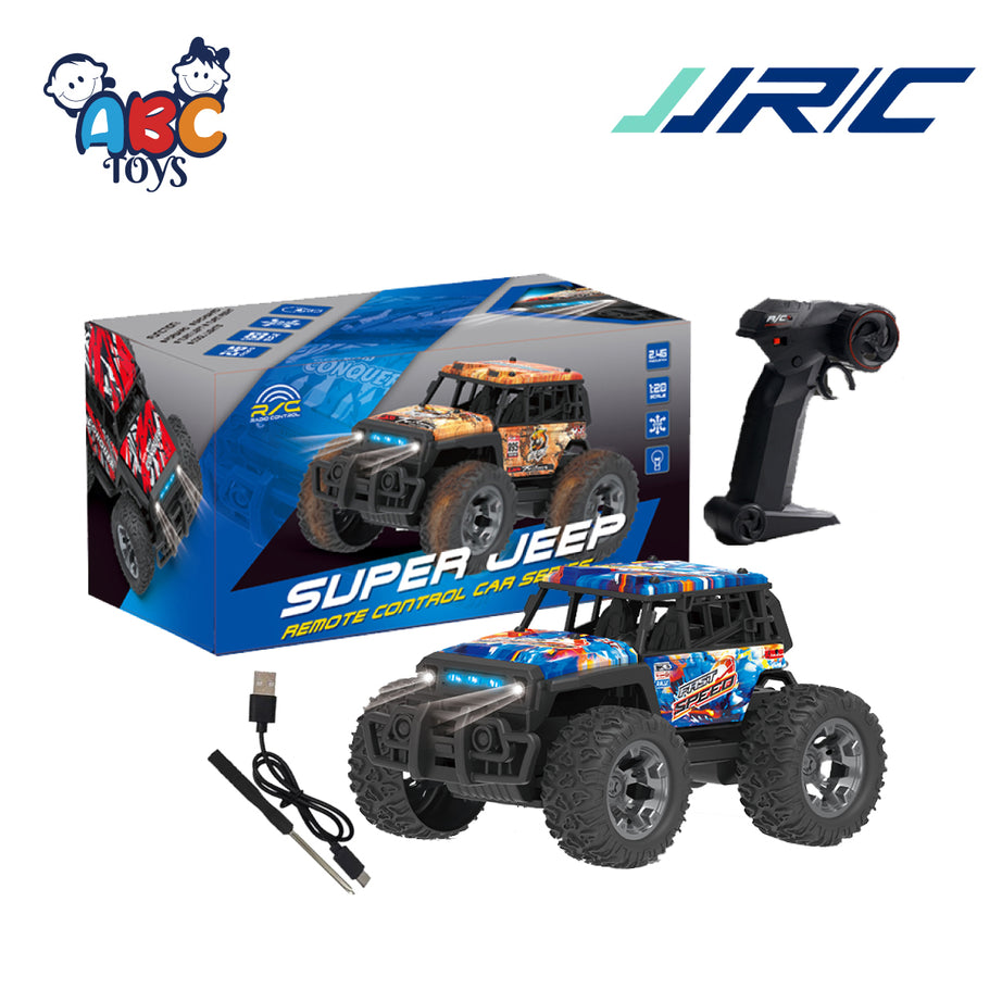 JJRC GB1056 2.4GHz 30KM/h RC Car Truck with LED Lights, Ages 8+